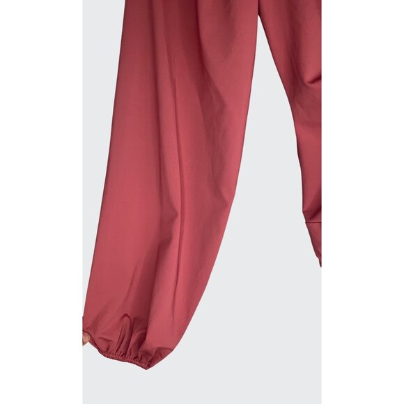 Lulus Certified Flirt Rusty Rose Ruched Long Sleeve Thong Bodysuit Size Small - Picture 8 of 13